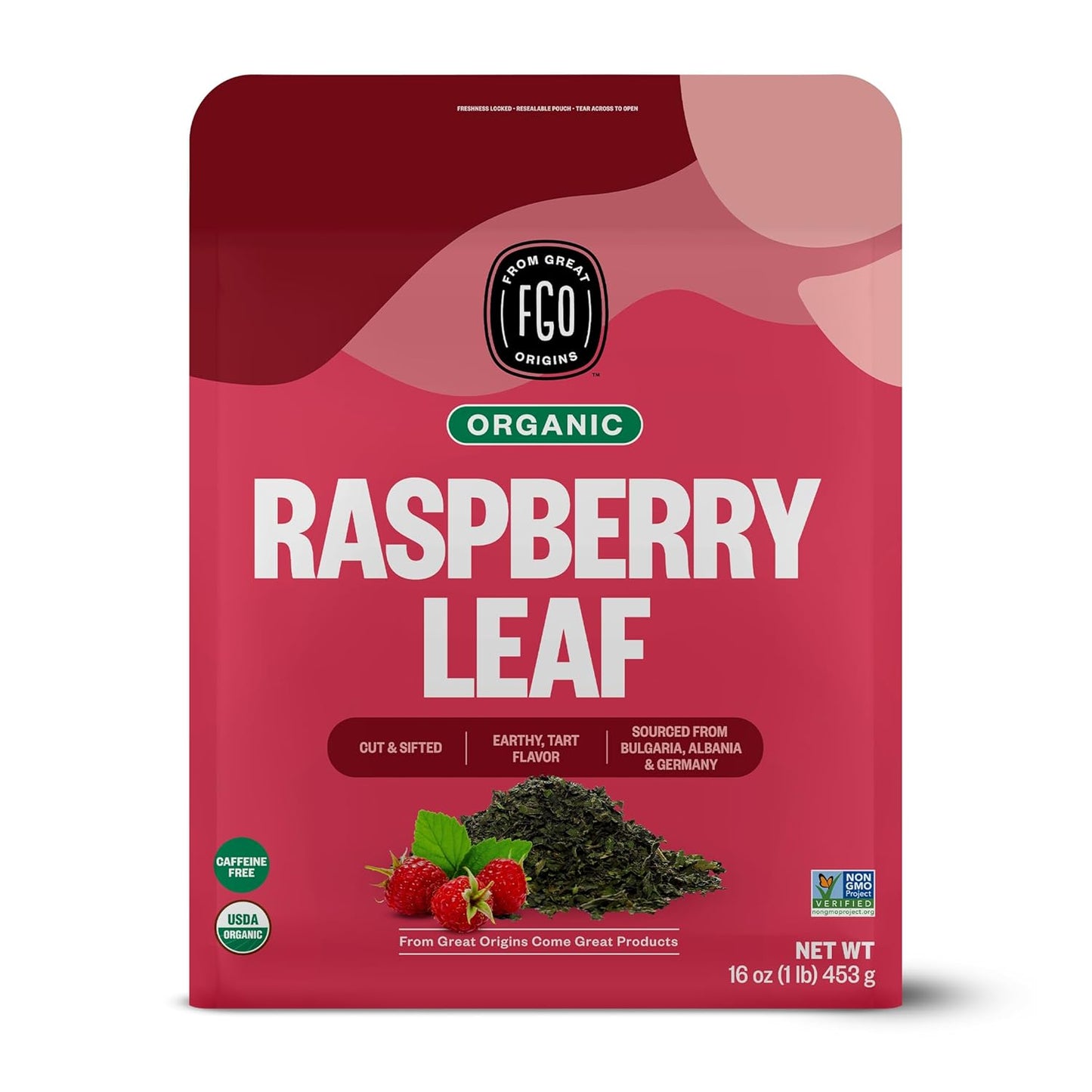 FGO Organic Milk Thistle Tea, 100 Count, Eco-Conscious Herbal Tea Bags, Resealable Bag, Caffeine Free, Packaging May Vary (Pack of 1)