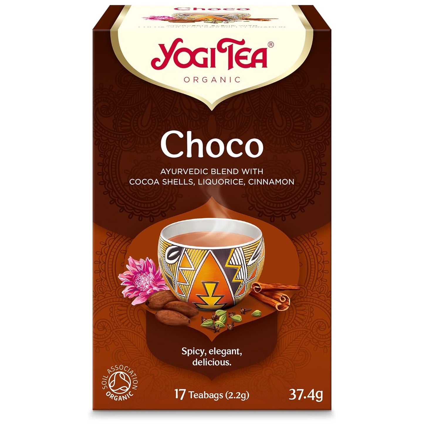 YOGI TEA Organic Choco Tea, 17 CT
