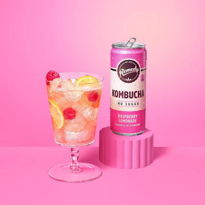 Remedy Kombucha - Raspberry Lemonade - 250ml