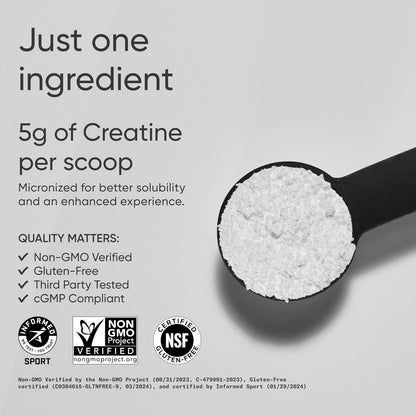 Sports Research® Creatine Monohydrate Capsules - May Support Workout Recovery, Lean Muscle gain, Performance and Strength* - Non-GMO, Vegan Certified - 5g per Servings - 30 Servings