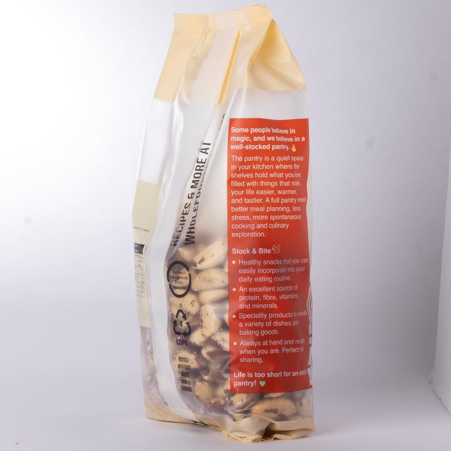 Wholefood Earth Organic Brazil Nuts 1kg - Premium Whole | Rich in Selenium | High Protein | No Salt | Vegan | Stock & Bite