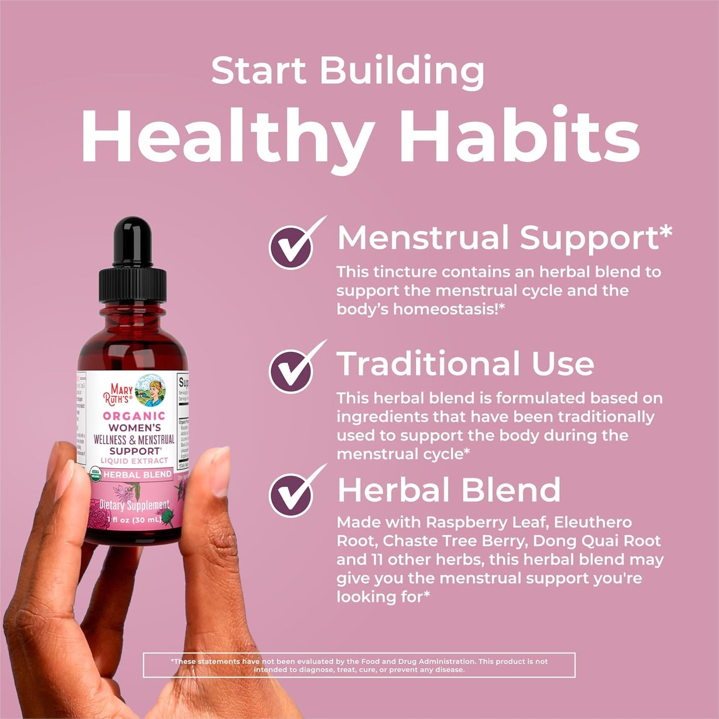 USDA Organic Ashwagandha Root Liquid Drops by MaryRuth's | Adaptogenic, Nervine, Neuroprotective | May Help Alleviate Stress & Regulate Homeostasis | Non-GMO, Vegan, 1oz