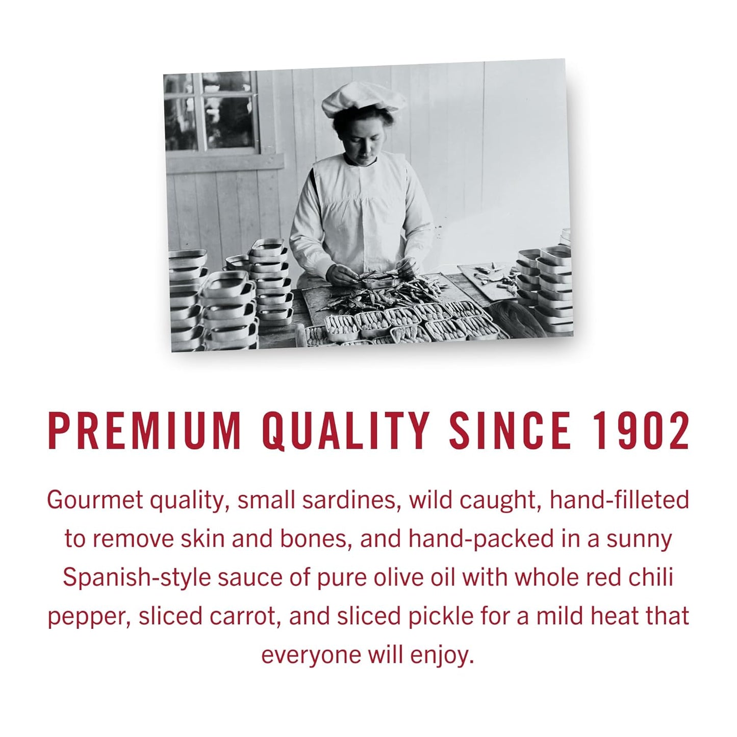 King Oscar Sardines in Water, 4.23 Ounce Cans (Pack of 1( Packaging May Vary), Skinless & Boneless, Wild Caught Canned Sardines, Low Sodium
