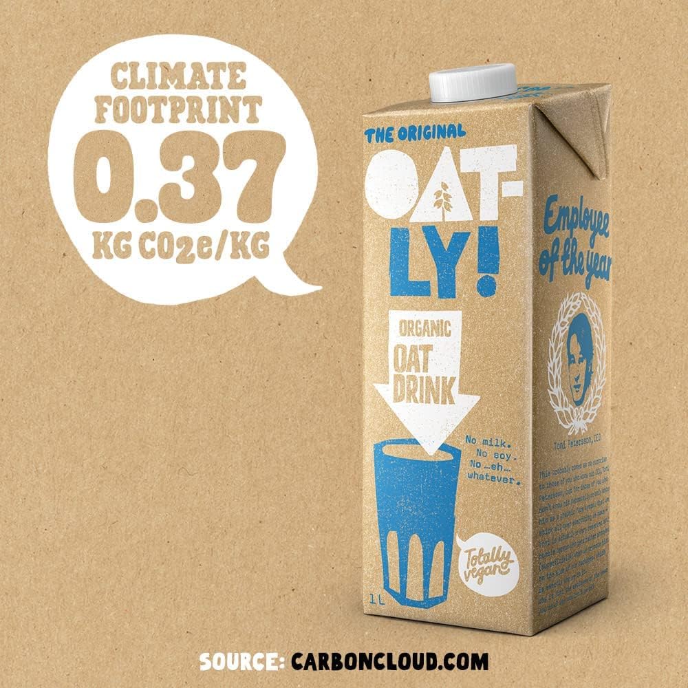 OATLY Organic Oat Drink, 1L (Long Life)