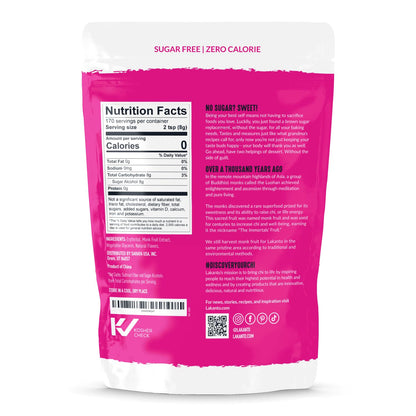 Lakanto Powdered Monk Fruit Sweetener with Erythritol - Powdered Sugar Substitute, Zero Calorie, Keto Diet Friendly, Zero Net Carbs, Baking, Extract, Sugar Replacement