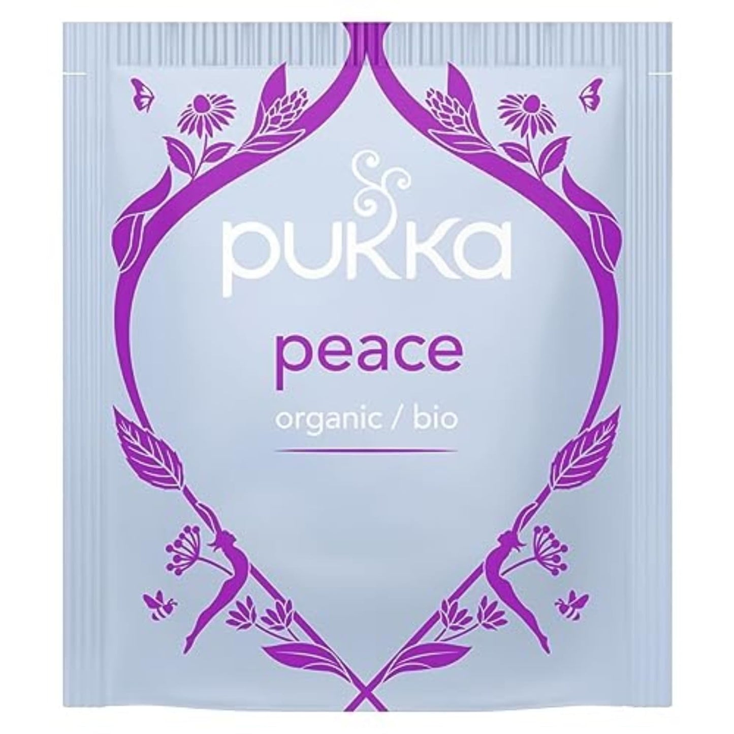 Pukka Peace Organic Tea Bags, Herbal Tea with Spearmint, Ashwagandha, and Hemp Seed Oil, Perfect for Balanced Tranquility, Caffeine Free, 80 Total Tea Bags.