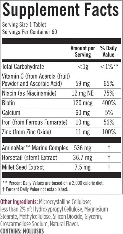 Viviscal Hair Growth Supplements For Women For Thicker, Fuller Hair, Nourishes Thinning & Loss, With Proprietary Collagen Complex, 180 Tablets, 3 Month Supply