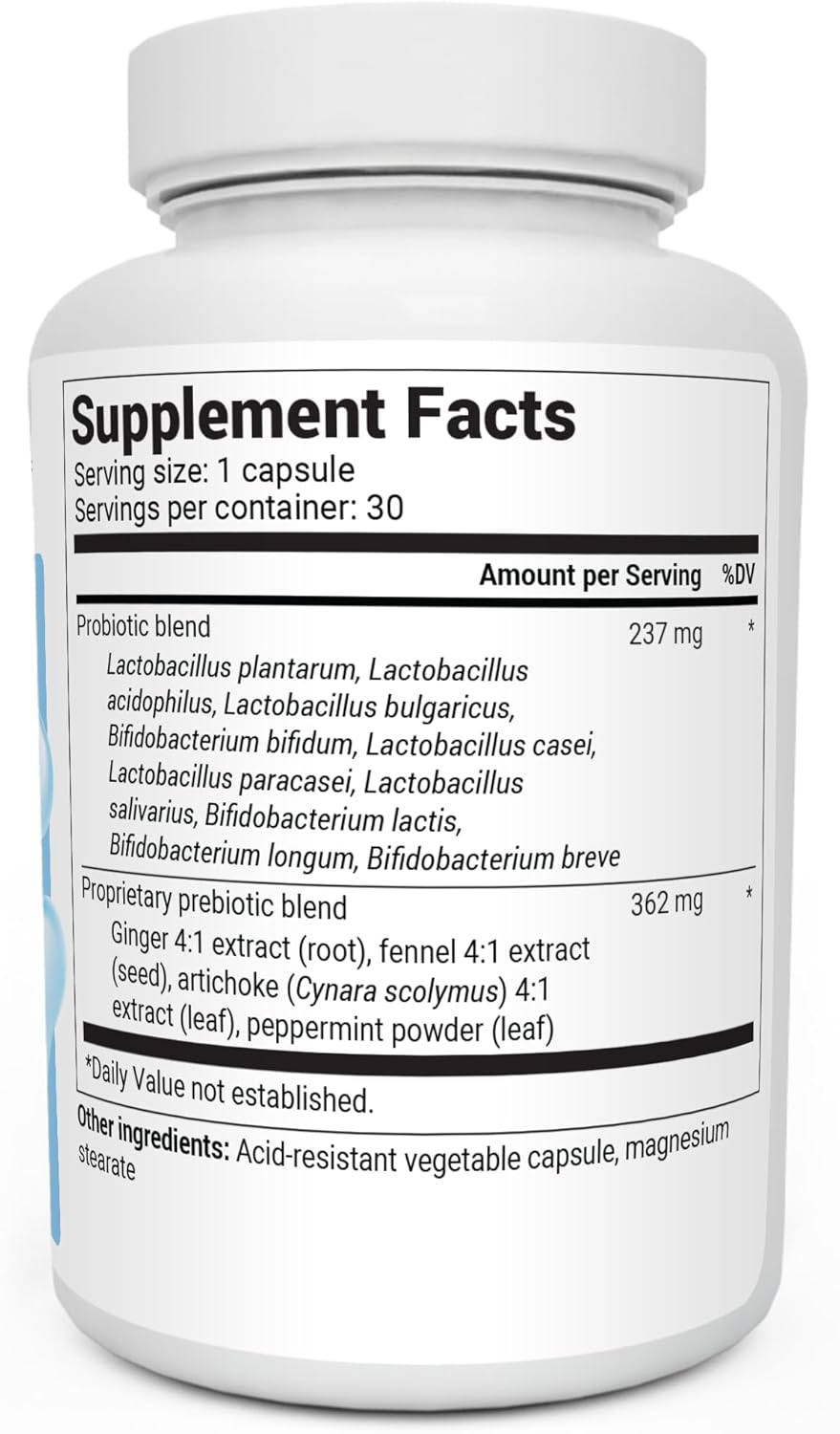 Dr. Berg 60 Billion Probiotic Supplement - Supports Occasional Constipation, Diarrhea, Gas & Bloating* - Pre and Probiotics for Digestive Health - 30 Probiotic Capsules