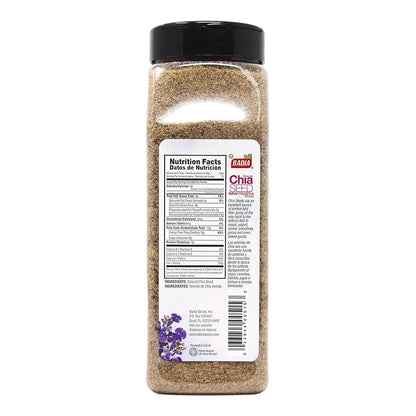 Badia Ground Chia Seeds, 16 oz – Superfood for Smoothies, Baking & Cooking – Source of Fiber, Omega-3 & Protein