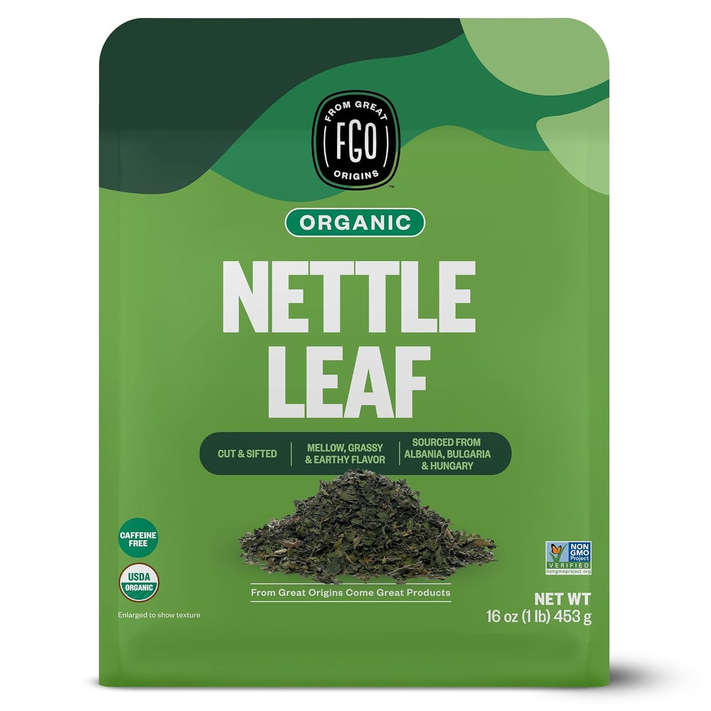 FGO Organic Milk Thistle Tea, 100 Count, Eco-Conscious Herbal Tea Bags, Resealable Bag, Caffeine Free, Packaging May Vary (Pack of 1)