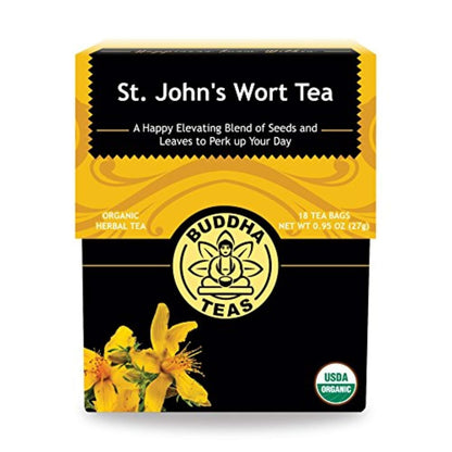 Buddha Teas - Chaga Tea - Organic Herbal Tea - For Cognitive Balance & Overall Health - With Chaga Mushroom, Antioxidants & B Vitamins - Caffeine Free - OU Kosher - 18 Tea Bags (Pack of 1)