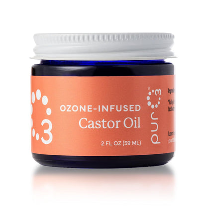 PurO3 Ozonated Castor Oil Moisturizer & Beauty Cream, 2 oz