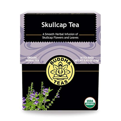 Buddha Teas - Chaga Tea - Organic Herbal Tea - For Cognitive Balance & Overall Health - With Chaga Mushroom, Antioxidants & B Vitamins - Caffeine Free - OU Kosher - 18 Tea Bags (Pack of 1)