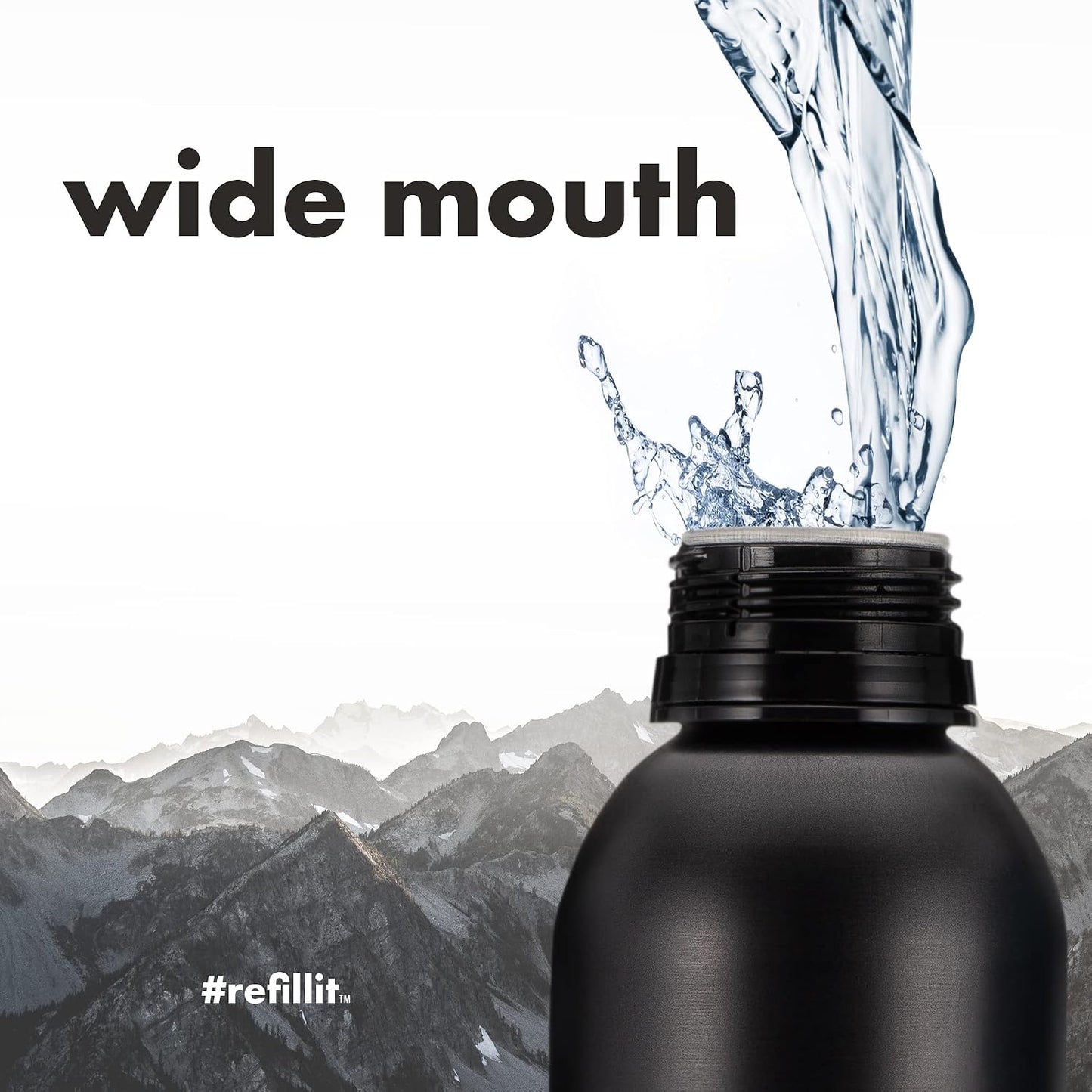 PATH Alkaline Bottled Water - 9.5 pH-Balanced Purified Water with Electrolytes in Aluminum Bottle - BPA-Free, Reusable, Infinitely Recyclable - Pure, Crisp, Refreshing Taste 20.3 fl oz (Pack of 12)