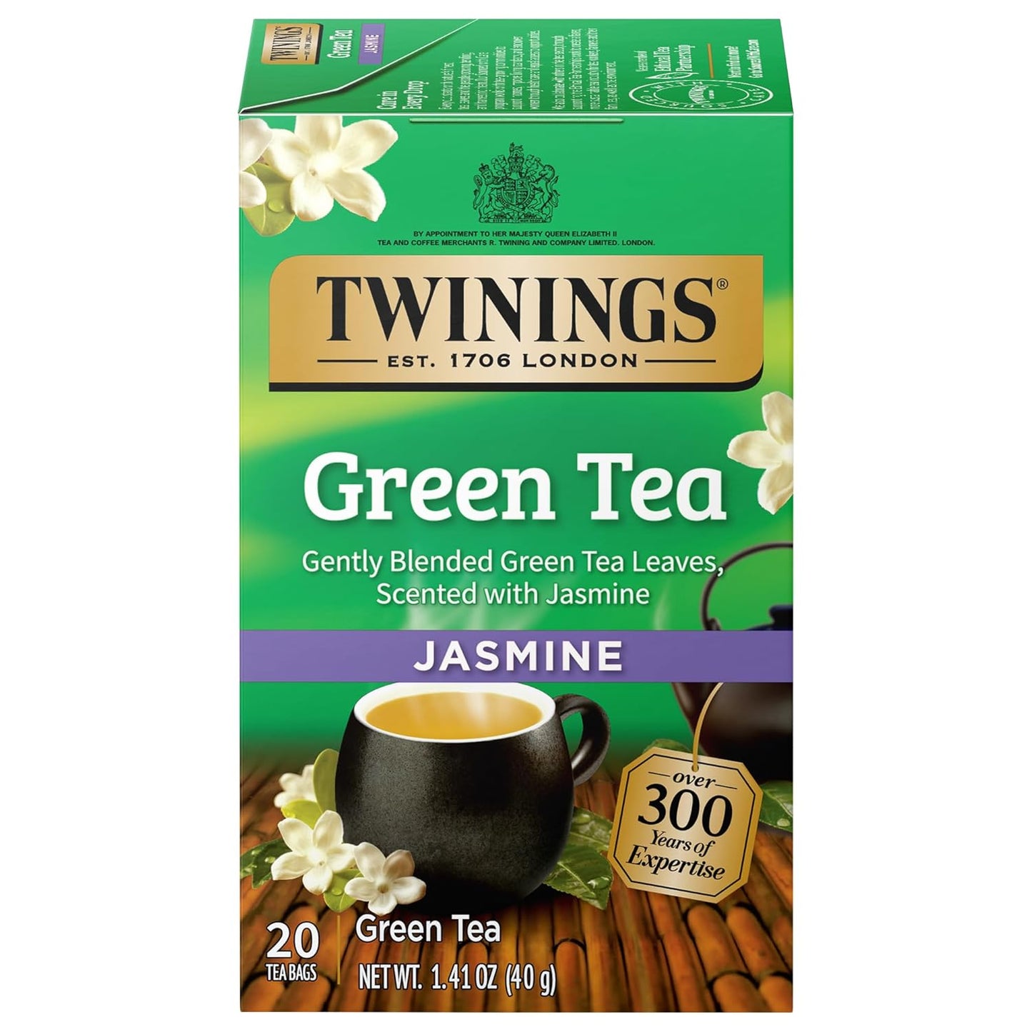 Twinings Mango & Pineapple Herbal Tea Individually Wrapped Bags, 20 Count (Pack of 6), Naturally Caffeine-Free, Enjoy Hot or Iced, 120 Teabags