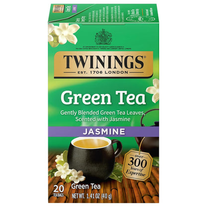 Twinings Mango & Pineapple Herbal Tea Individually Wrapped Bags, 20 Count (Pack of 6), Naturally Caffeine-Free, Enjoy Hot or Iced, 120 Teabags