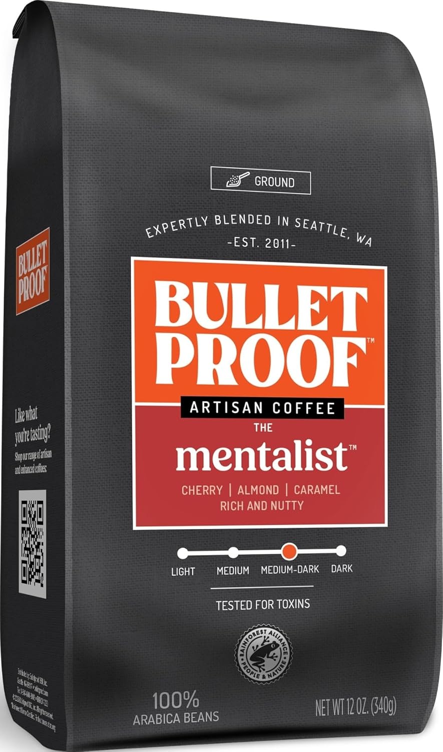 Bulletproof Original Medium Roast Ground Coffee, 12 oz