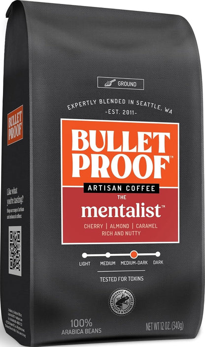 Bulletproof Original Medium Roast Ground Coffee, 12 oz