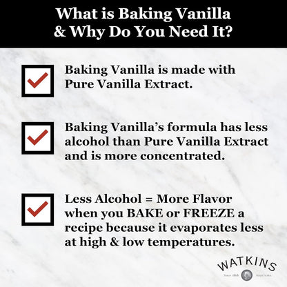 Watkins Organic Pure Vanilla Alcohol Free Flavoring, 2 Fl. Oz (Pack of 1)