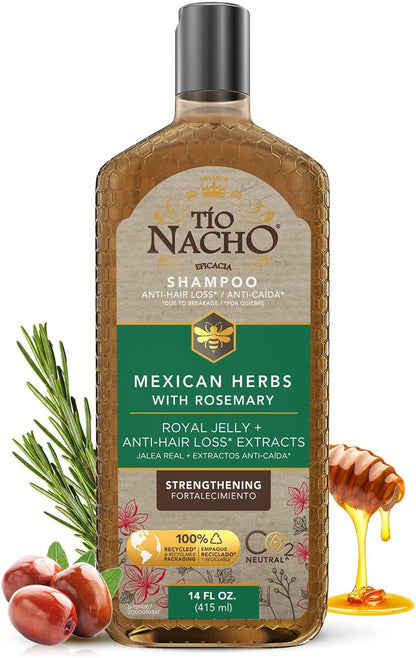 Tio Nacho Natural Lightening and Volumizing Shampoo with Royal Jelly and Chamomile, 14 Ounces
