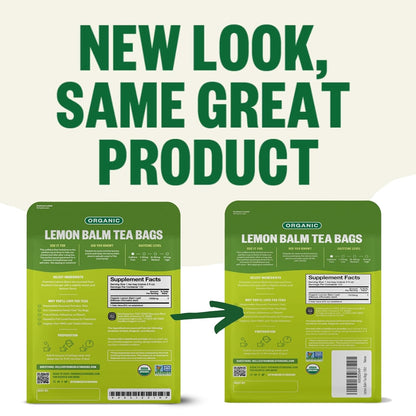 FGO Organic Nettle Leaf Tea, 100 Count, Eco-Conscious Tea Bags, Caffeine Free, Resealable Bag, Packaging May Vary (Pack of 1)