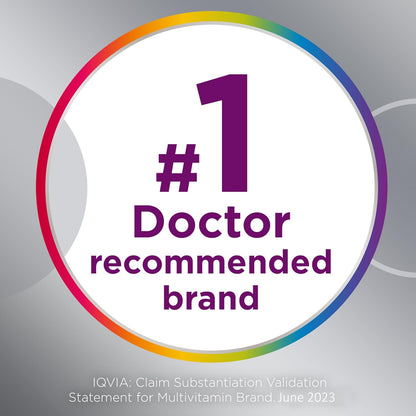 Centrum Silver Women's Multivitamin for Women 50 Plus, Multivitamin/Multimineral Supplement with Vitamin D3, B Vitamins, Non-GMO Ingredients, Supports Memory and Cognition in Older Adults - 100 Ct