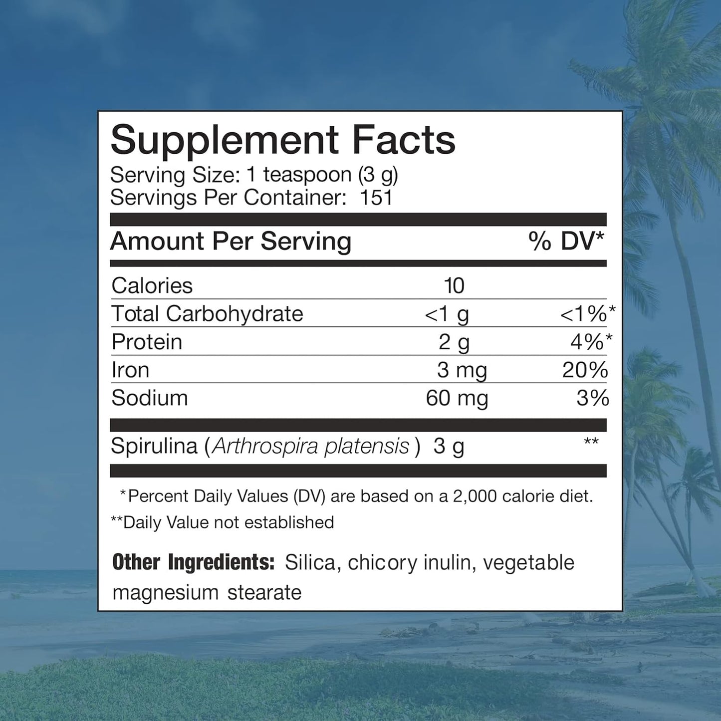 Nutrex Hawaii, Pure Hawaiian Spirulina Powder, Vegan, Supports Immune System, Heart, Cells and Energy, 5 Ounce
