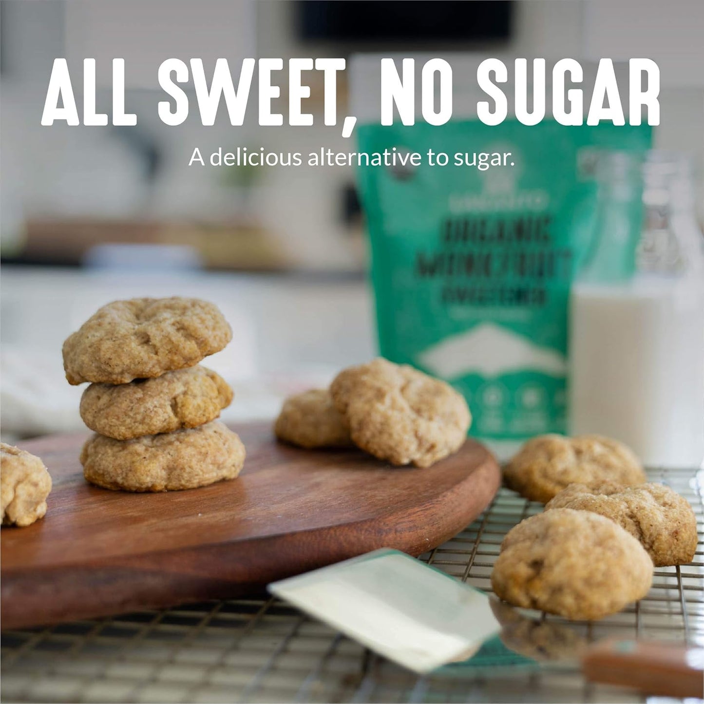 Lakanto Powdered Monk Fruit Sweetener with Erythritol - Powdered Sugar Substitute, Zero Calorie, Keto Diet Friendly, Zero Net Carbs, Baking, Extract, Sugar Replacement