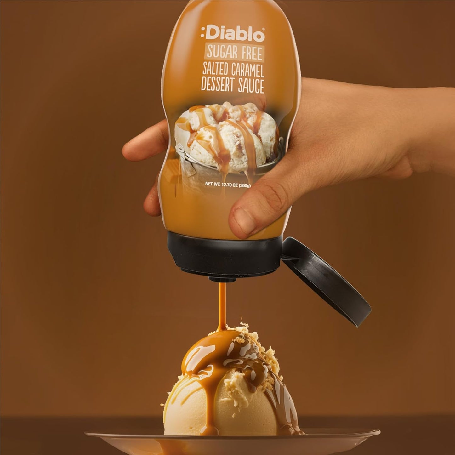 Diablo Dessert Sauce | No Added Sugar | Gluten Free | Diabetic Friendly | Hamper Available - Perfect for Gifting | 355g