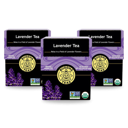 Buddha Teas - Chaga Tea - Organic Herbal Tea - For Cognitive Balance & Overall Health - With Chaga Mushroom, Antioxidants & B Vitamins - Caffeine Free - OU Kosher - 18 Tea Bags (Pack of 1)