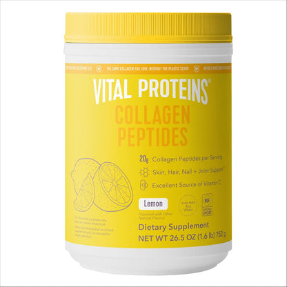 Vital Proteins Collagen Peptides Powder, Promotes Hair, Nail, Skin, Bone and Joint Health, Zero Sugar, Unflavored 19.3 OZ