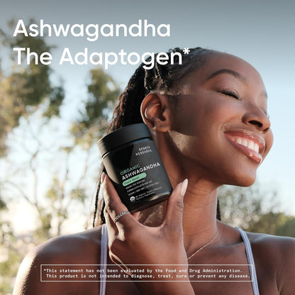 Sports Research® Organic Ashwagandha – Adaptogen for Relaxation, Calm & Sleep Support – Made with Organic KSM-66® – 600 mg – Non-GMO Verified, Gluten-Free, Certified Vegan – 90 Veggie Capsules