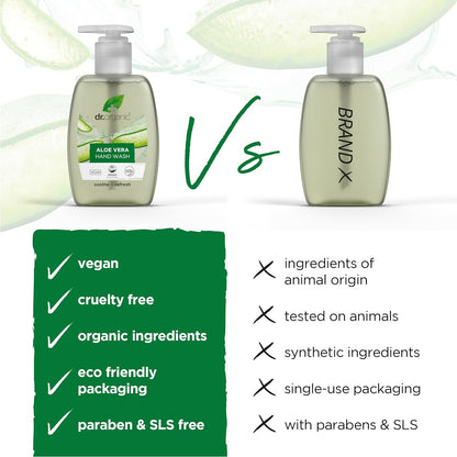 DR ORGANIC Aloe Vera Hand Wash, 0.29298 kg