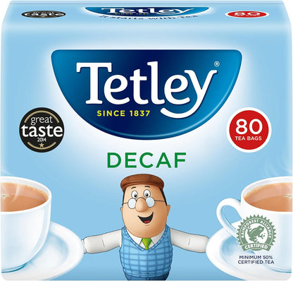 Tetley Original Decaf Tea Bags, 80 Bags