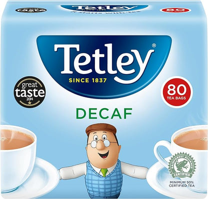 Tetley Original Decaf Tea Bags, 80 Bags