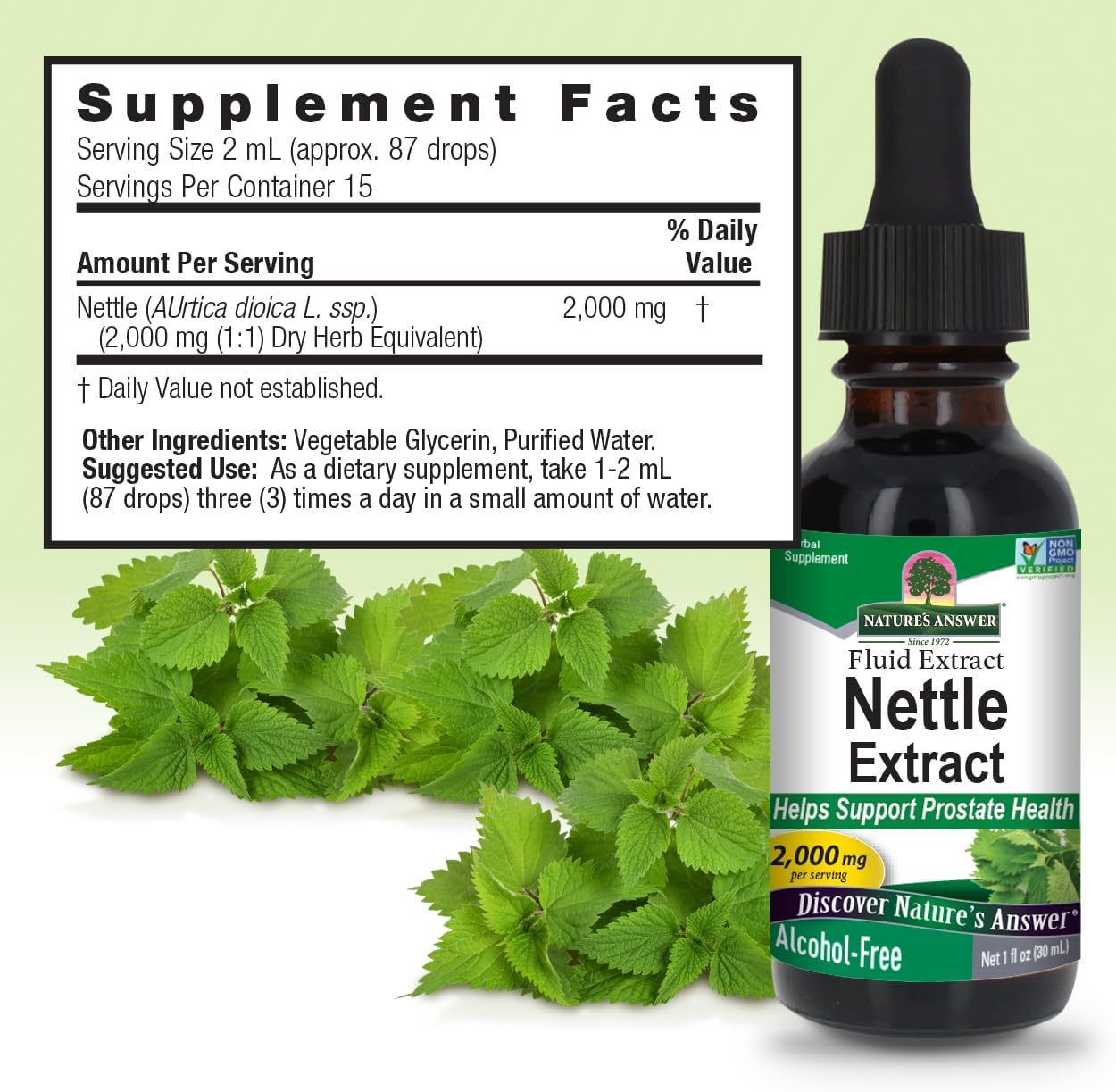 Nature’s Answer Nettle Leaf Alcohol-Free Extract - 30ml