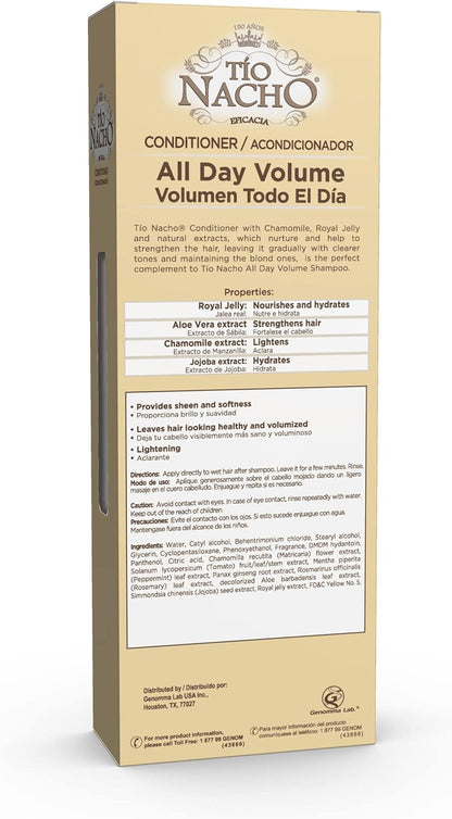Tio Nacho Natural Lightening and Volumizing Shampoo with Royal Jelly and Chamomile, 14 Ounces