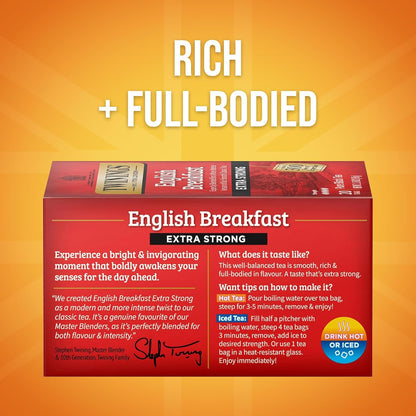 Twinings Wild Berries Herbal Tea Individually Wrapped Bags, 20 Count (Pack of 1), Full-Flavoured, Naturally Caffeine-Free, Enjoy Hot or Iced, 20 Teabags