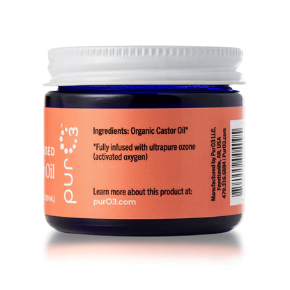 PurO3 Ozonated Castor Oil Moisturizer & Beauty Cream, 2 oz