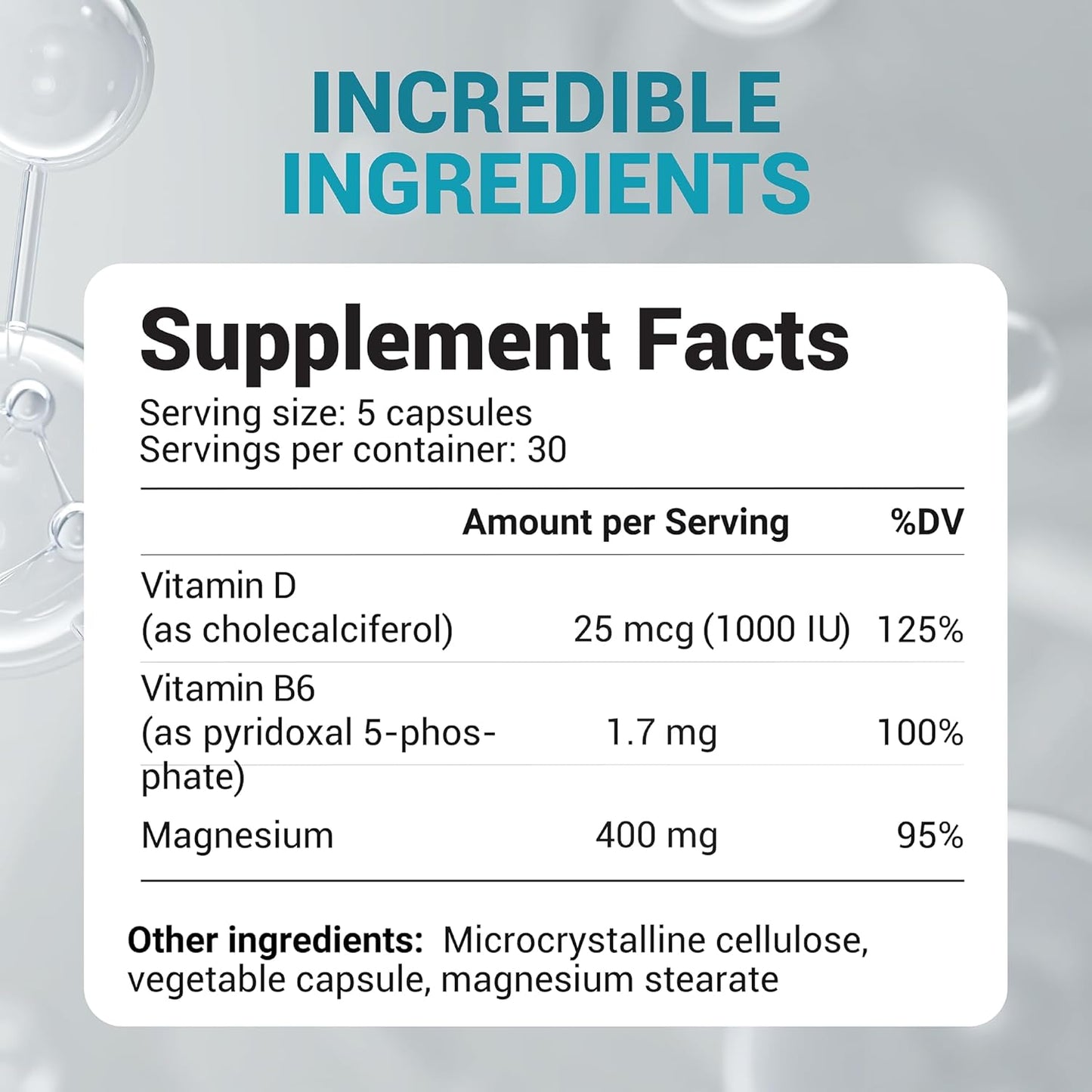 Dr. Berg Magnesium Glycinate 400 mg – Chelated Magnesium Supplement with Vitamin D and B6 for Stress Support, Relaxation, and Good Sleep – 150 Vegetable Capsules High Absorption for Overall Wellness