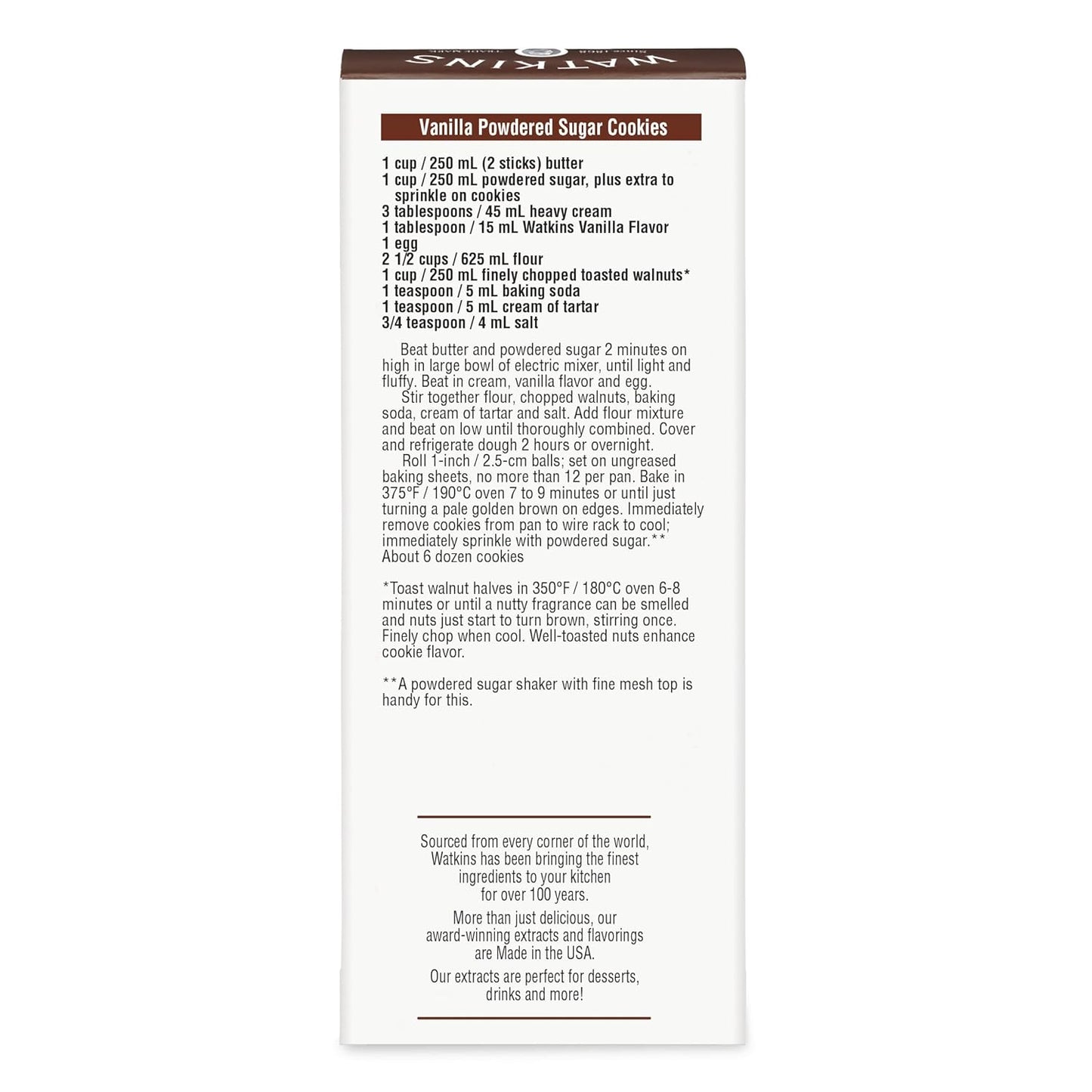 Watkins Organic Pure Vanilla Alcohol Free Flavoring, 2 Fl. Oz (Pack of 1)