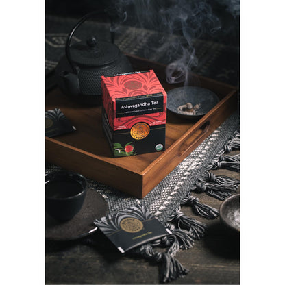 Buddha Teas - Chaga Tea - Organic Herbal Tea - For Cognitive Balance & Overall Health - With Chaga Mushroom, Antioxidants & B Vitamins - Caffeine Free - OU Kosher - 18 Tea Bags (Pack of 1)