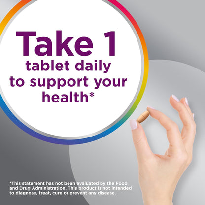 Centrum Silver Women's Multivitamin for Women 50 Plus, Multivitamin/Multimineral Supplement with Vitamin D3, B Vitamins, Non-GMO Ingredients, Supports Memory and Cognition in Older Adults - 100 Ct