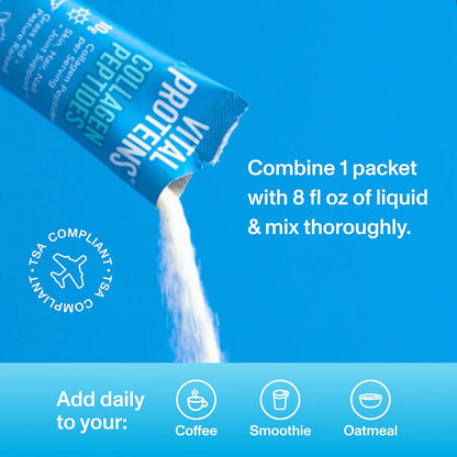 Vital Proteins Collagen Peptides Powder - Grass Fed Collagen Peptides for Hair, Nail, Skin, Bone & Joint Health, Vanilla, 23.2 Ounces