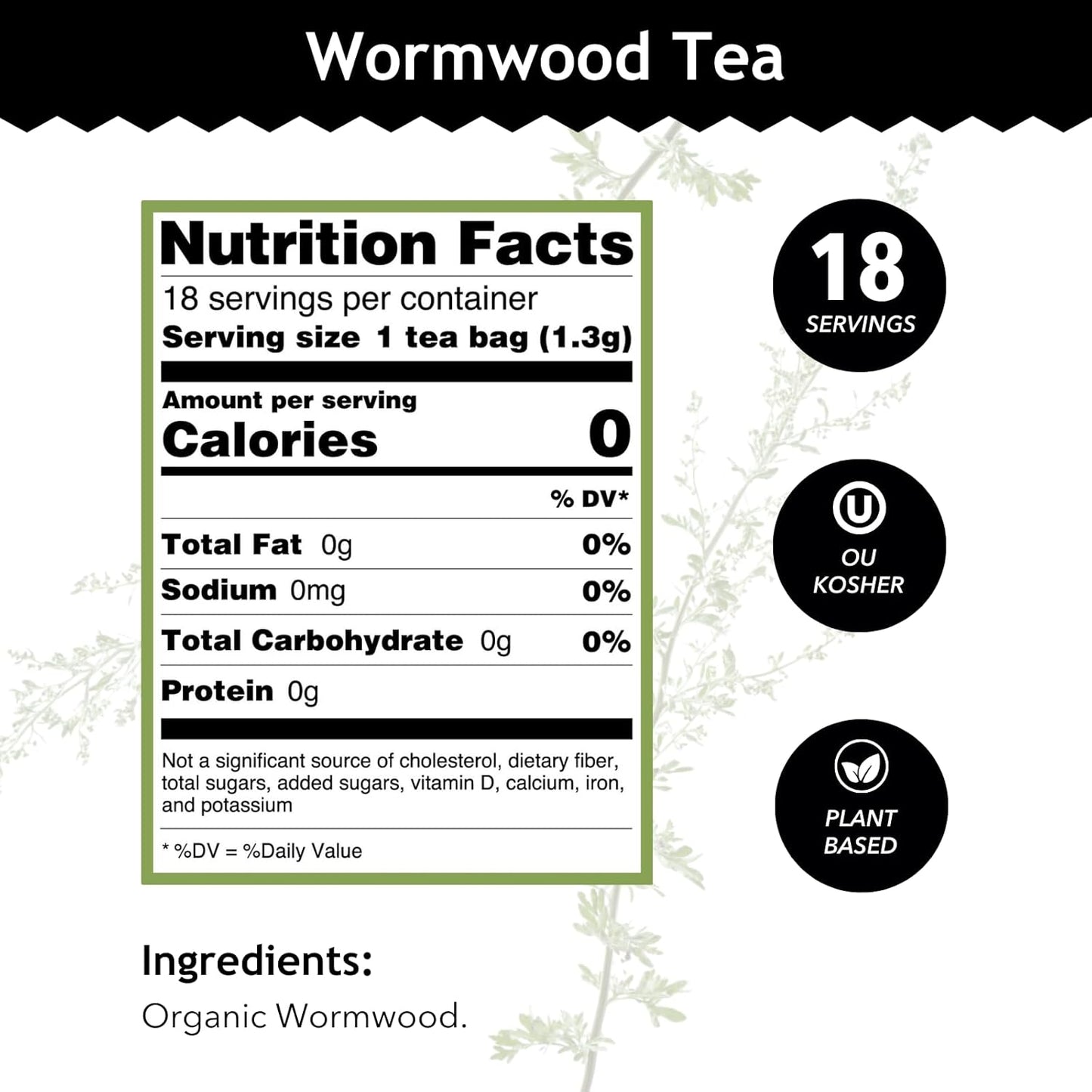Buddha Teas - Chaga Tea - Organic Herbal Tea - For Cognitive Balance & Overall Health - With Chaga Mushroom, Antioxidants & B Vitamins - Caffeine Free - OU Kosher - 18 Tea Bags (Pack of 1)