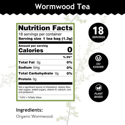 Buddha Teas - Chaga Tea - Organic Herbal Tea - For Cognitive Balance & Overall Health - With Chaga Mushroom, Antioxidants & B Vitamins - Caffeine Free - OU Kosher - 18 Tea Bags (Pack of 1)