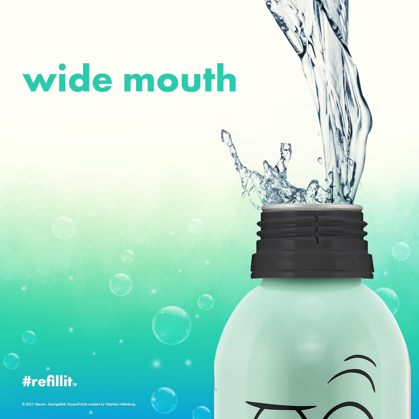 PATH Still Water Ultra-Purified, pH-Balanced, Locally Sourced – Squidward Edition Aluminum Bottle – BPA-Free, Reusable, Infinitely Recyclable 16.9 fl oz (Pack of 4)
