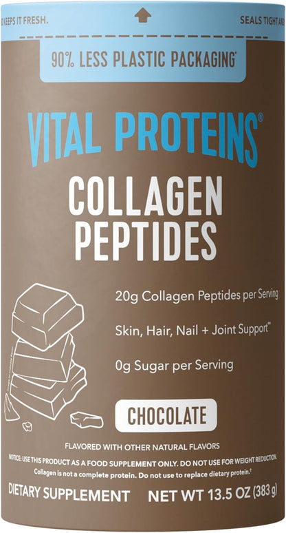 Vital Proteins Collagen Peptides Powder - Grass Fed Collagen Peptides for Hair, Nail, Skin, Bone & Joint Health, Vanilla, 23.2 Ounces
