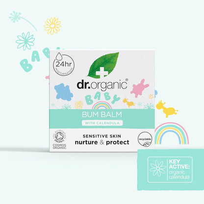 Dr Organic Baby Bum Balm with Calendula, 50ml
