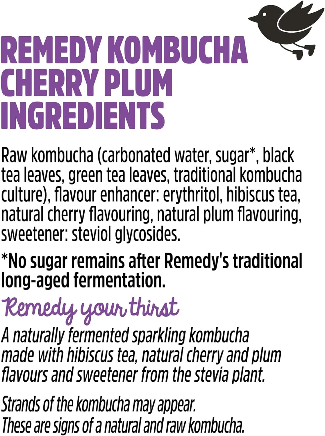 Remedy Natural Energy Drink - Tropical Twist - Natural Caffeine - Sugar Free & Low Calorie - Kombucha Energy Drink with Probiotics for Gut Health - 250ml